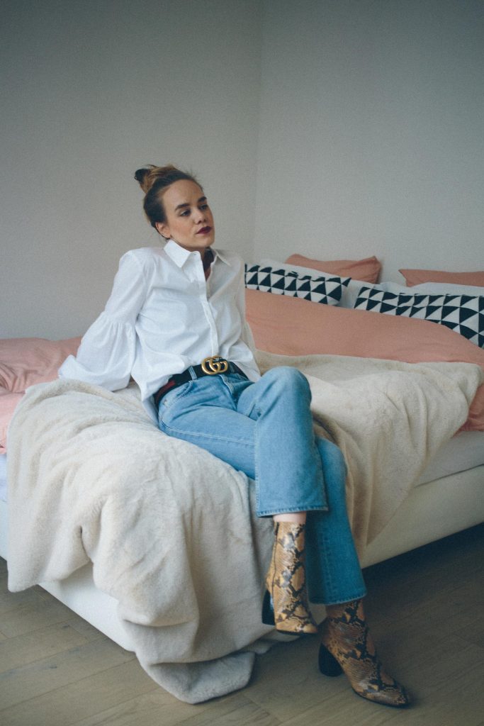 Dries Van Noten snake boots