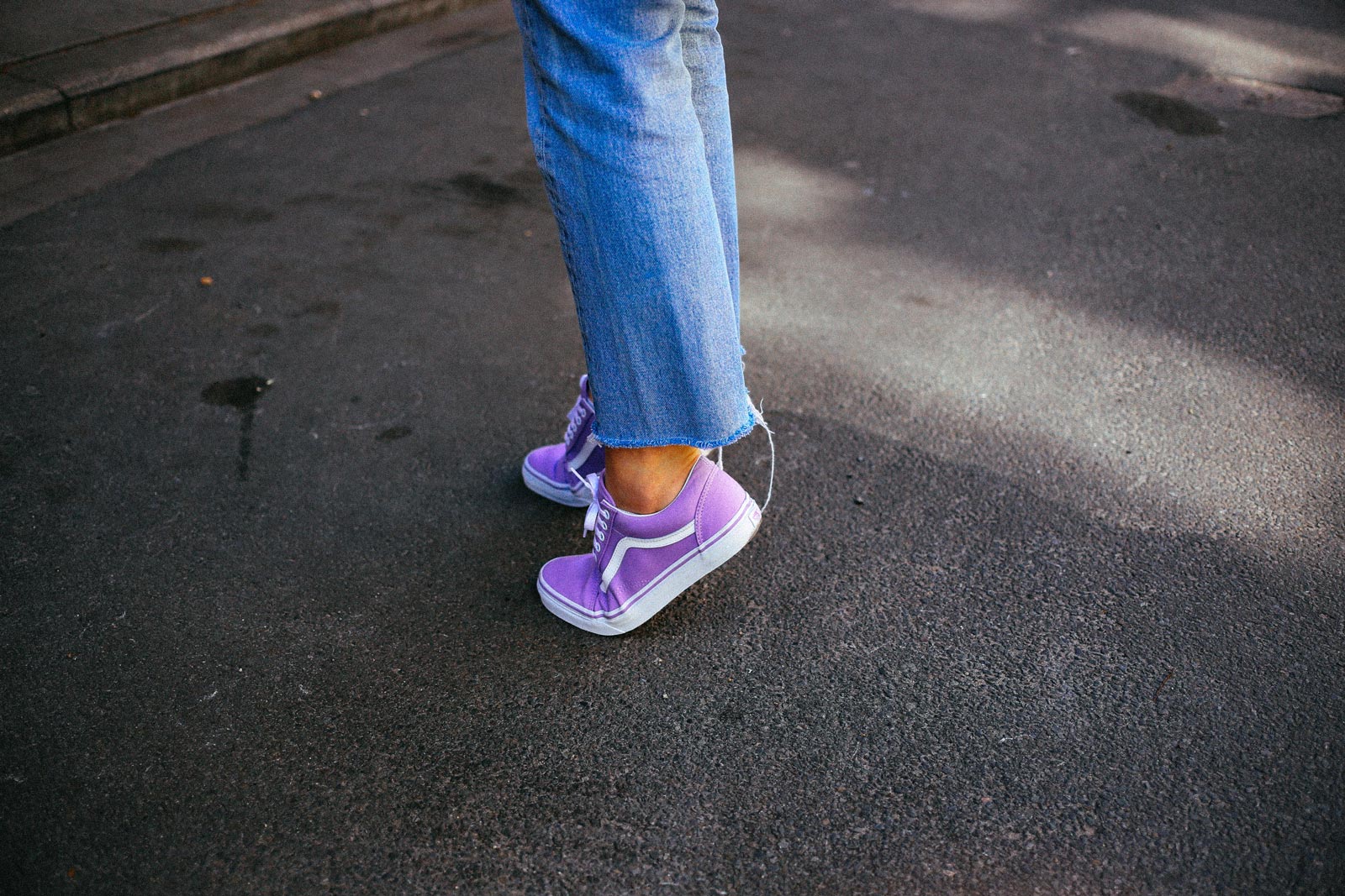 pastel purple vans